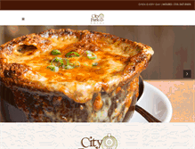 Tablet Screenshot of cityparkgrill.com